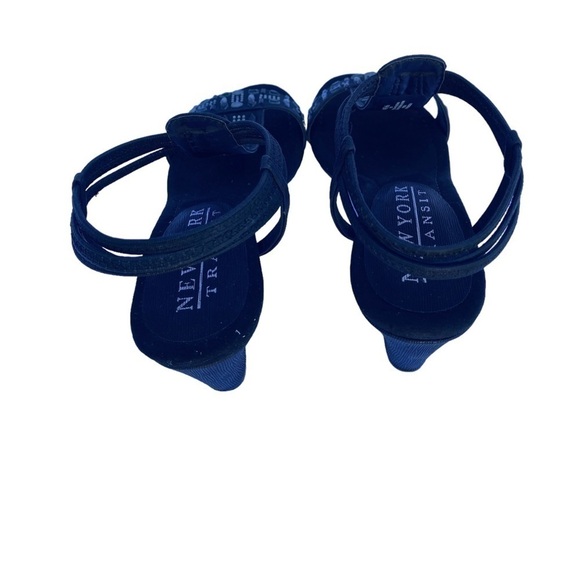 NWT New York Transit Friendship Heels Black Ladies 9  1/2 - Picture 8 of 15